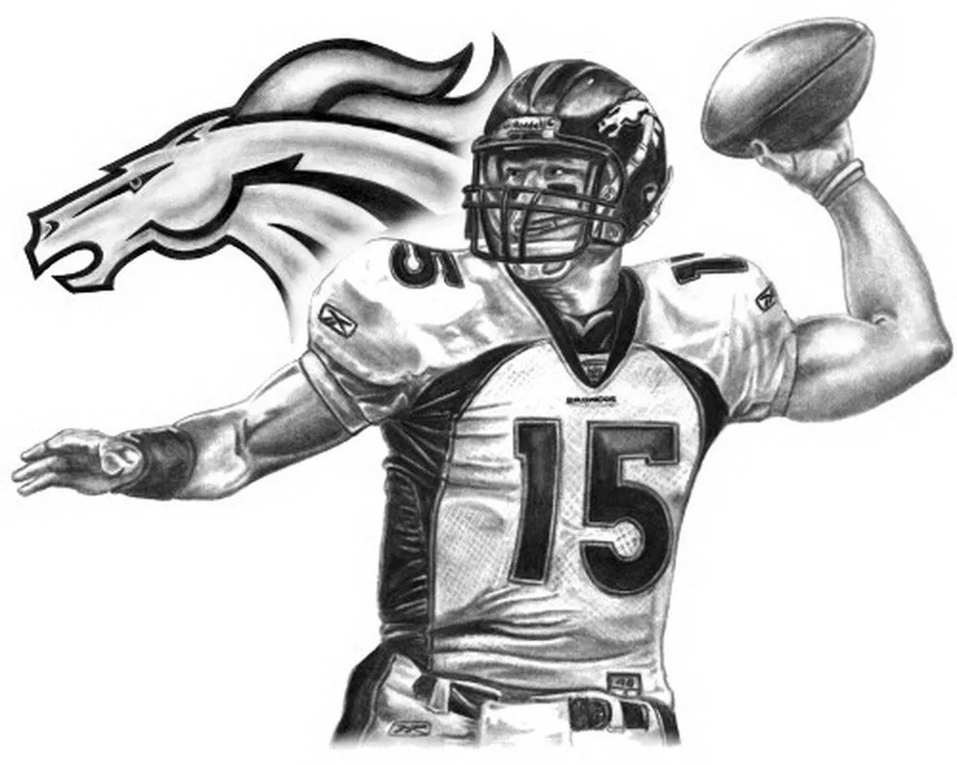 Denver Broncos Ausmalbilder 24