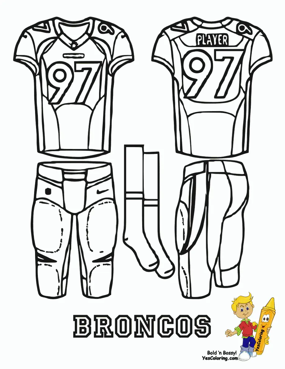 Denver Broncos Ausmalbilder 25