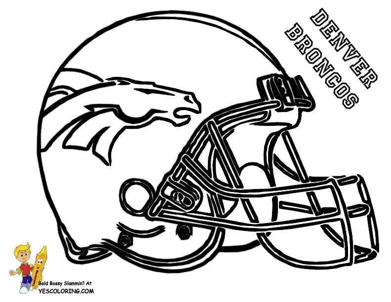 Denver Broncos Ausmalbilder 26