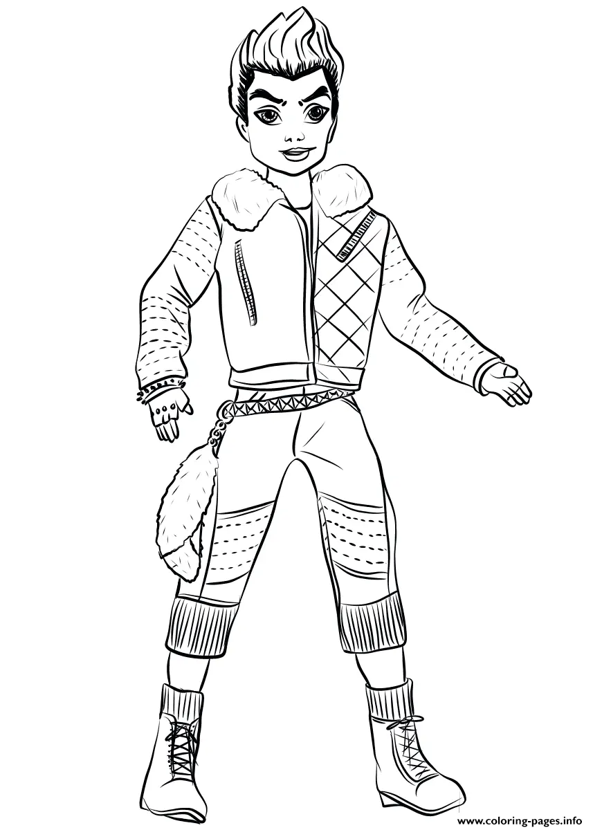 Descendants 3 Coloring Pages 14