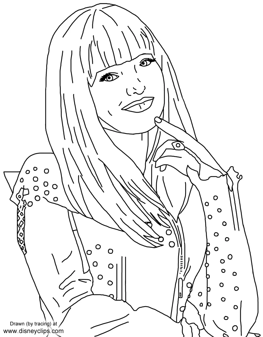 Descendants 3 Coloring Pages 18