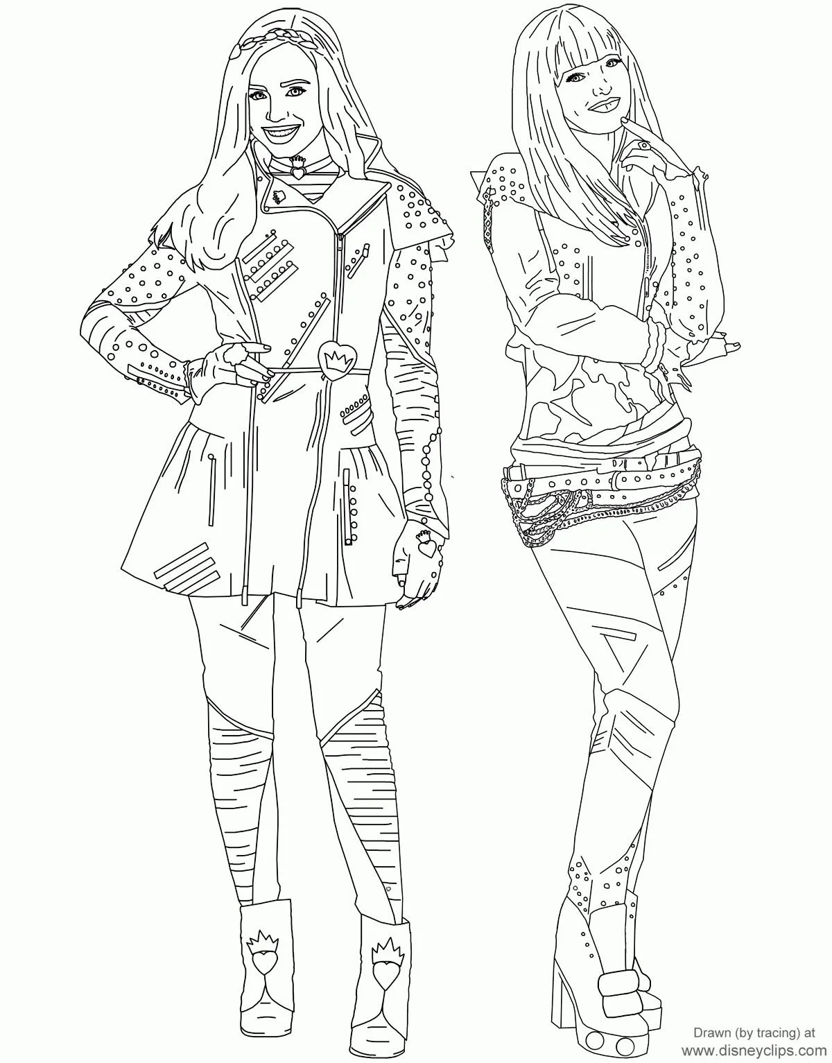 Descendants 3 Coloring Pages 2