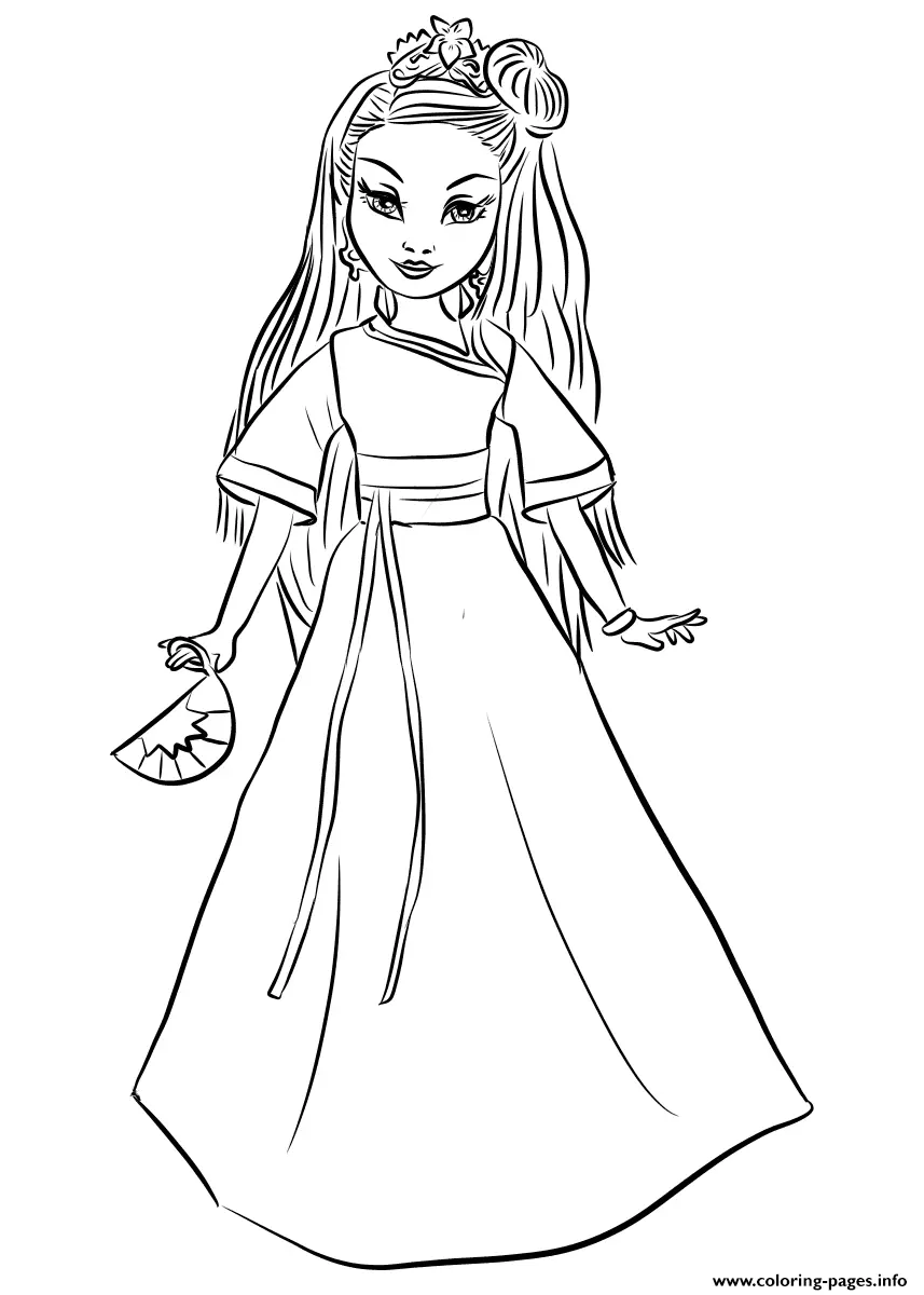 Descendants 3 Coloring Pages 24