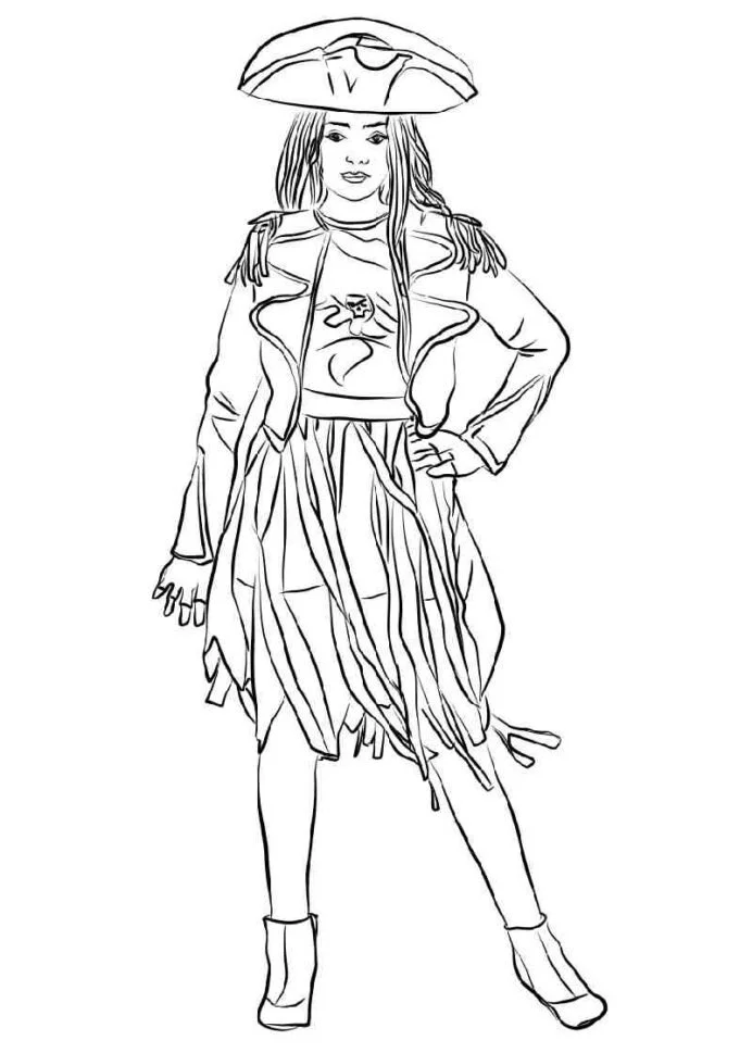 Descendants 3 Coloring Pages 31