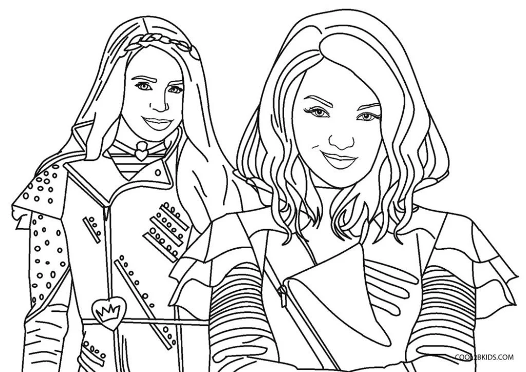Descendants 3 Coloring Pages 4