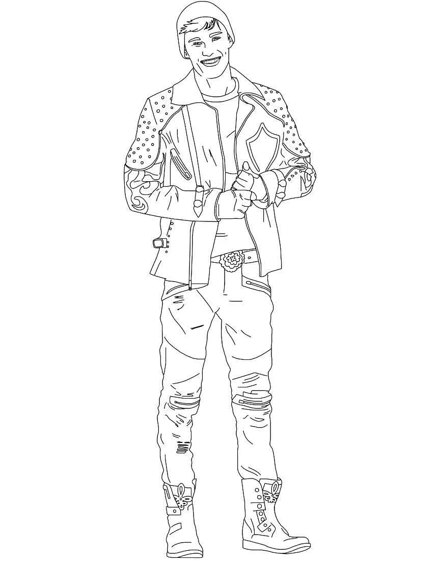 Descendants 3 Coloring Pages 9