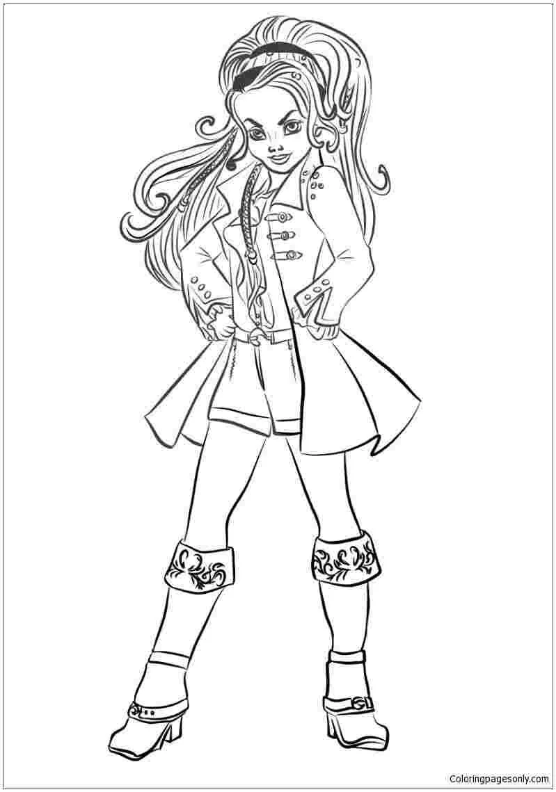 Desenhos de descendentes Para Colorir 24
