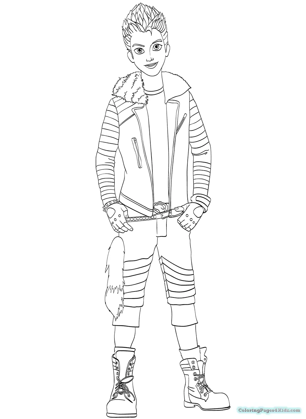 Desenhos de descendentes Para Colorir 29