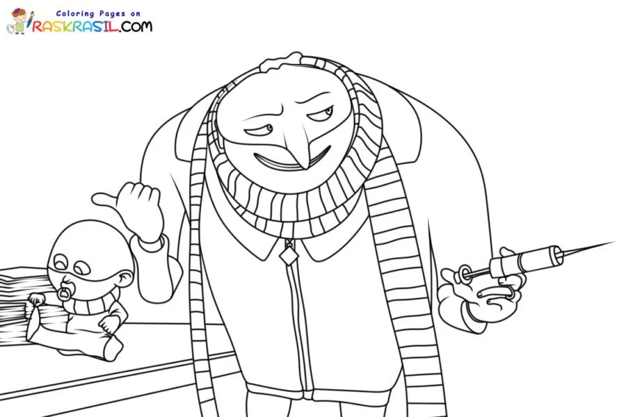 Despicable Me 4 Para Colorear 3