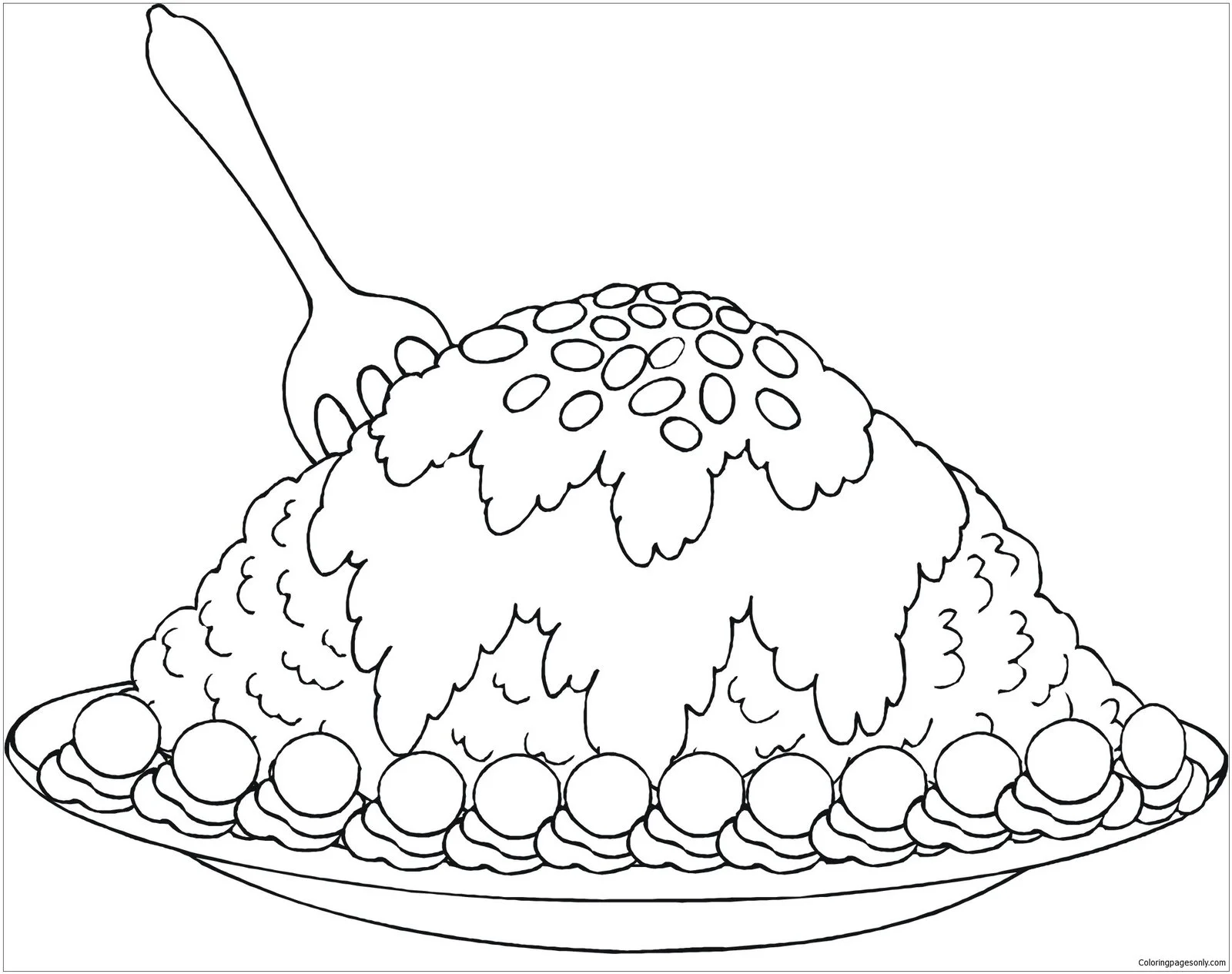 Desserts Coloring Pages 11