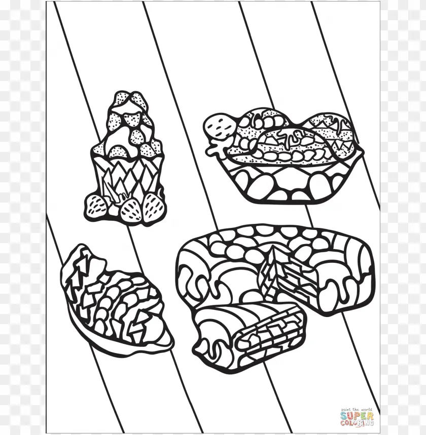 Desserts Coloring Pages 20