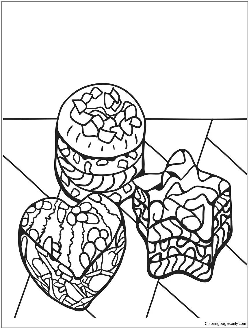 Desserts Coloring Pages 23