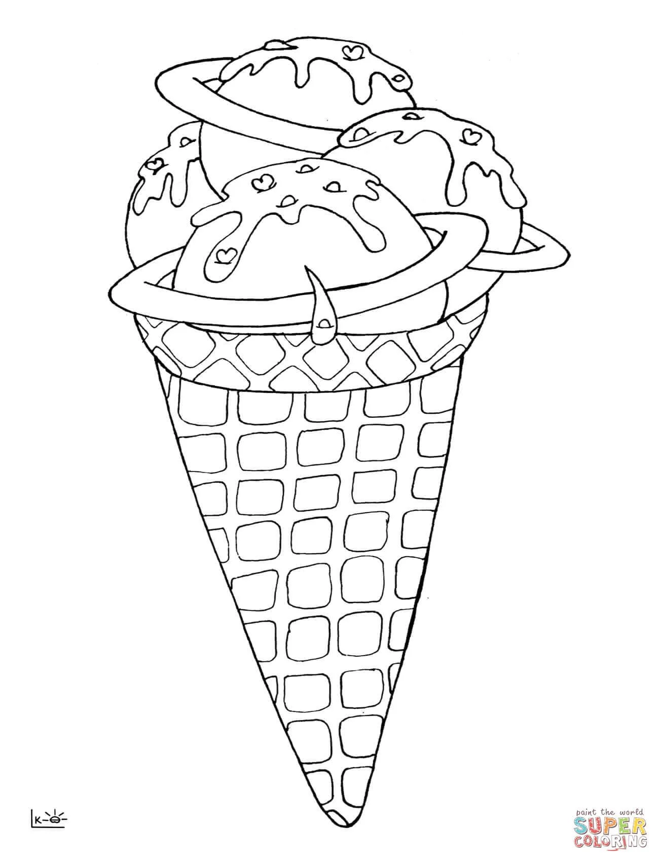 Desserts Coloring Pages 28