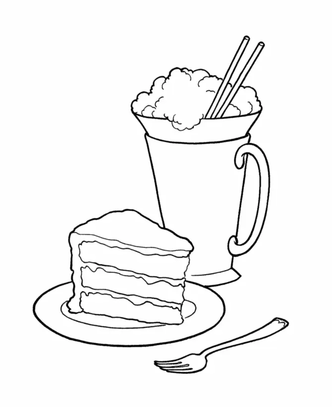 Desserts Coloring Pages 35