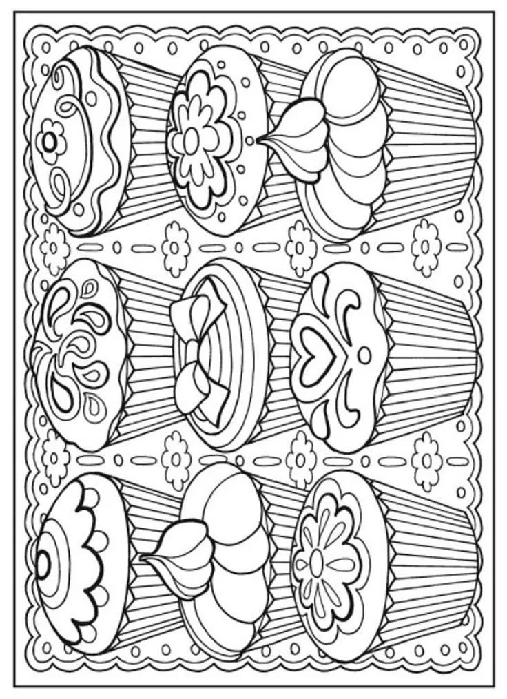Desserts Coloring Pages 7