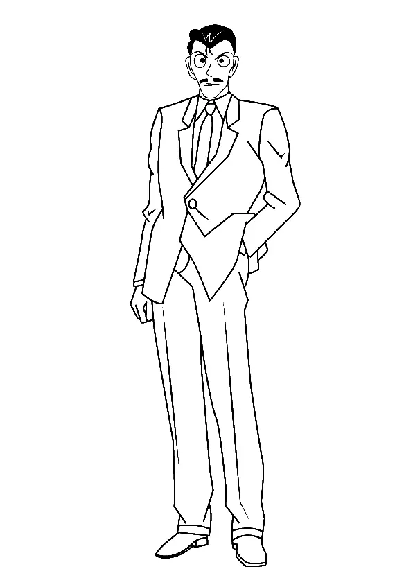 Detective Conan Coloring Pages 1