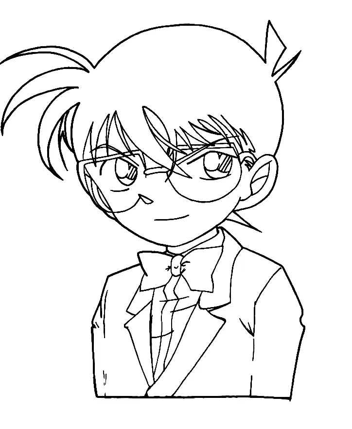 Detective Conan Coloring Pages 47