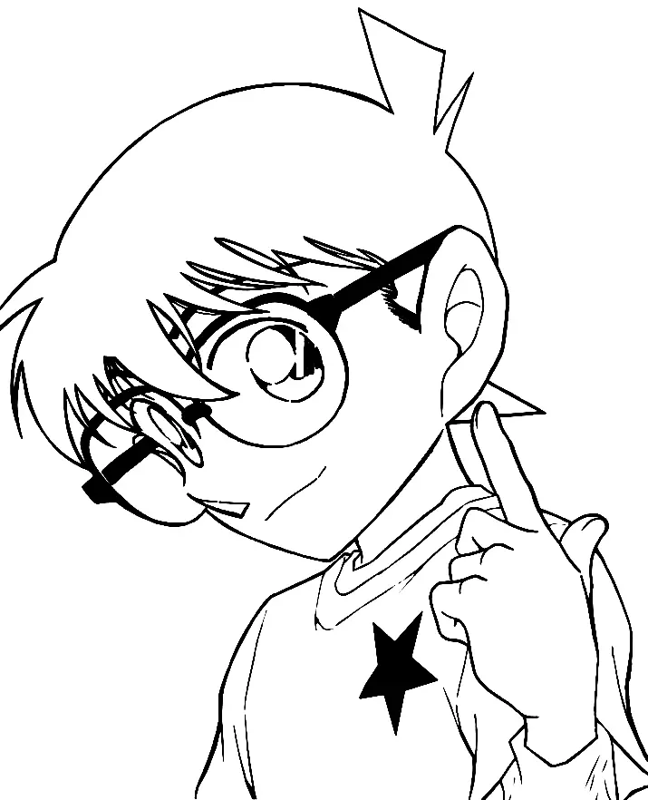 Detective Conan Coloring Pages 53