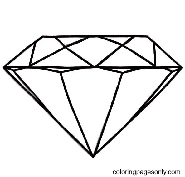 Diamond Coloring Pages 18