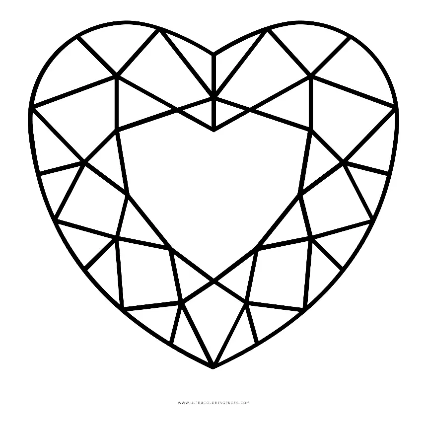 Diamond Coloring Pages 2