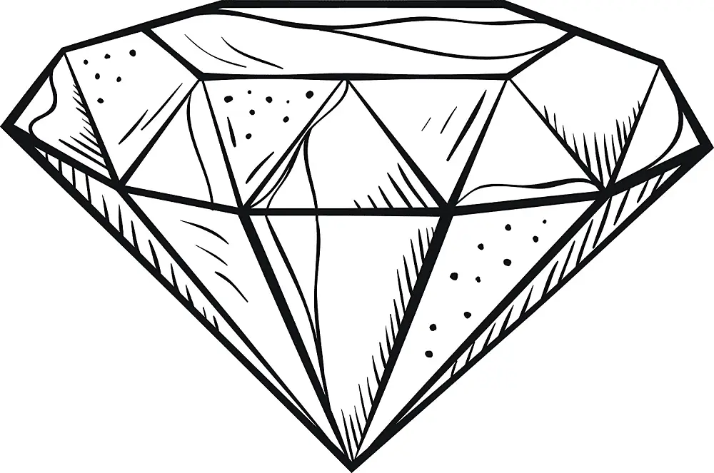 Diamond Coloring Pages 20