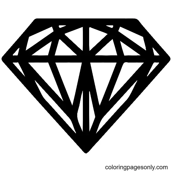 Diamond Coloring Pages 23