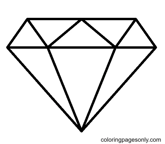 Diamond Coloring Pages 5