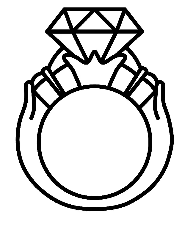 Diamond Coloring Pages 6
