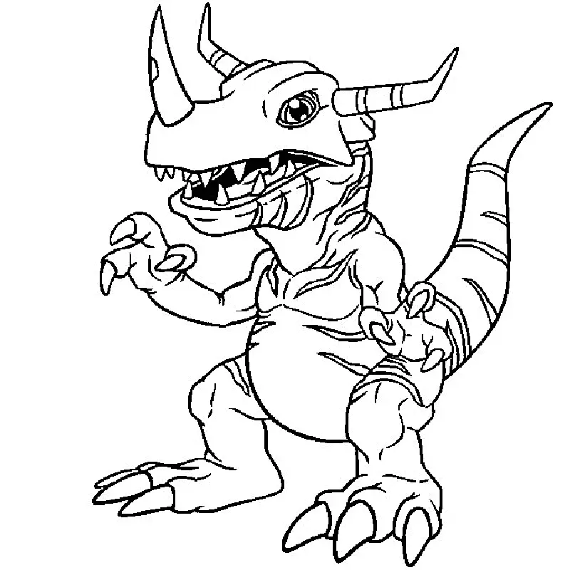 Digimon Ausmalbilder 1