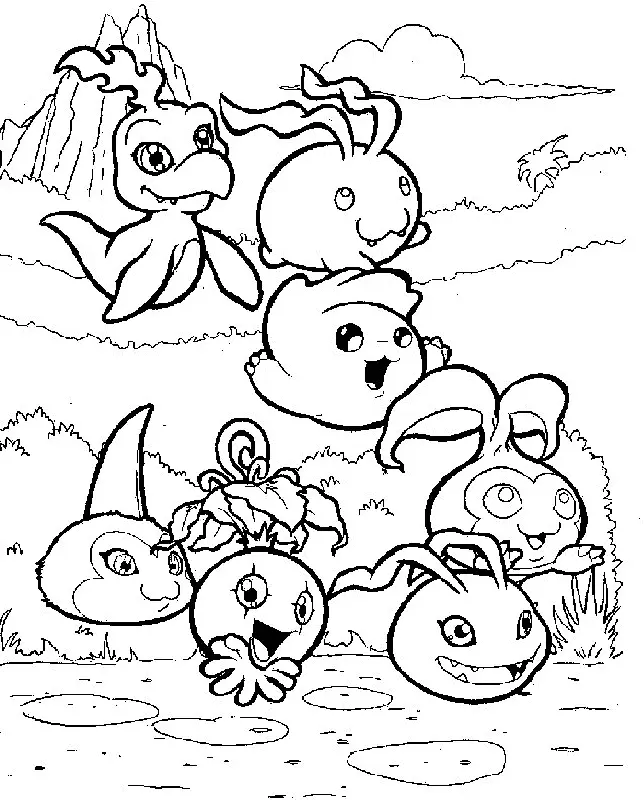 Digimon Ausmalbilder 22