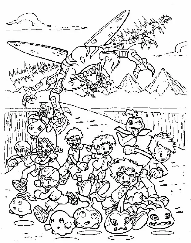 Digimon Ausmalbilder 30