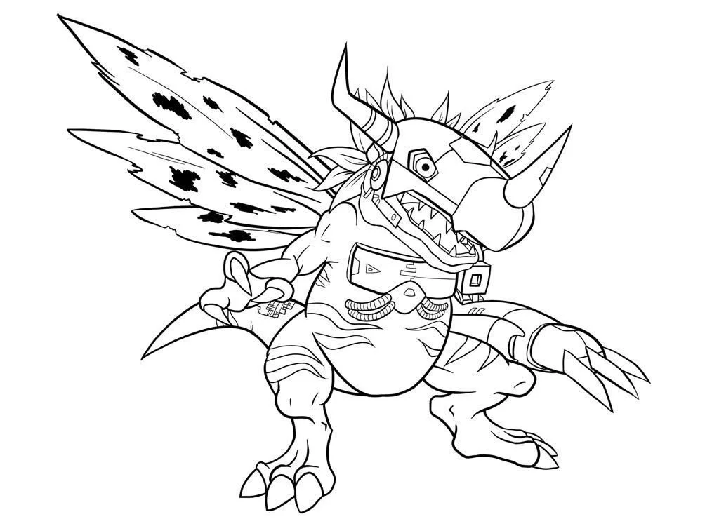 Digimon Ausmalbilder 39