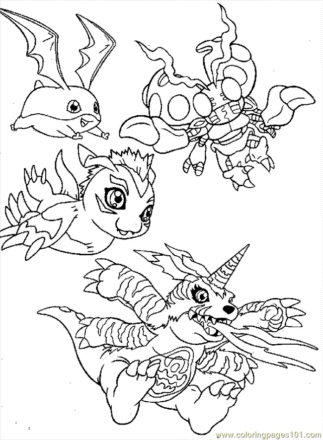Digimon Ausmalbilder 45
