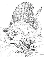Desenhos de Dimetrodon Para Colorir 2