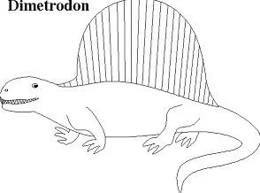 Desenhos de Dimetrodon Para Colorir 9