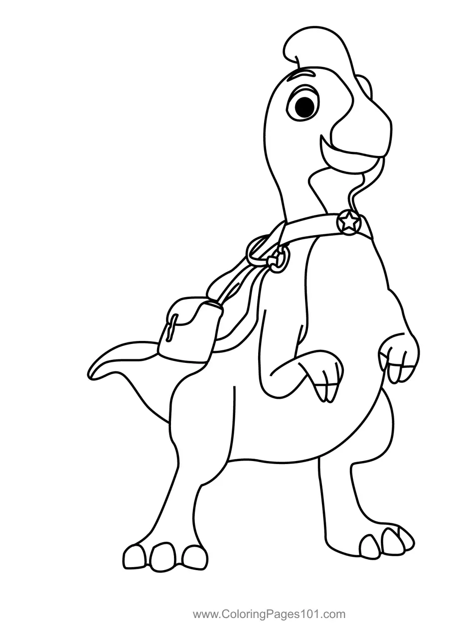Dino Ranch Coloring Pages 1