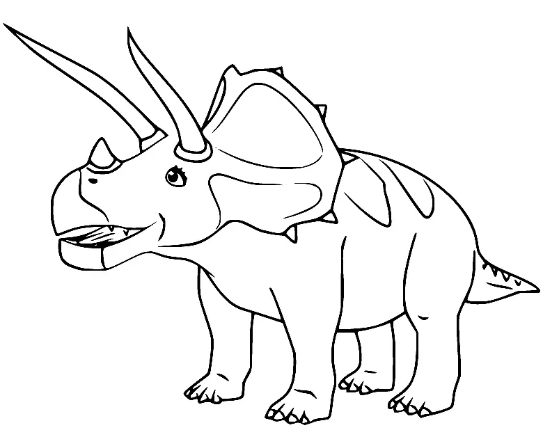 Dinosaur Train Coloring Pages 10