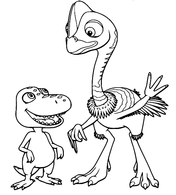 Dinosaur Train Coloring Pages 11