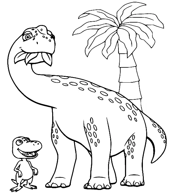 Dinosaur Train Coloring Pages 19