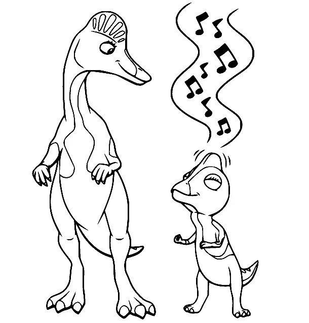 Dinosaur Train Coloring Pages 22