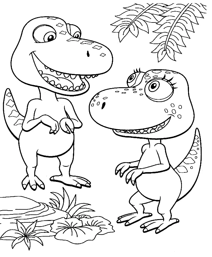 Dinosaur Train Coloring Pages 28