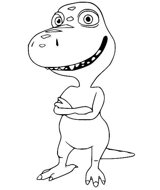 Dinosaur Train Coloring Pages 30