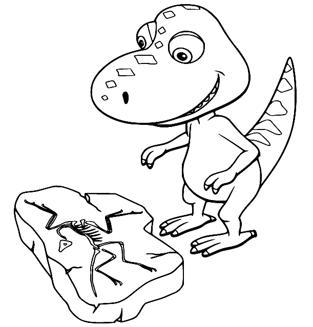 Dinosaur Train Coloring Pages 34