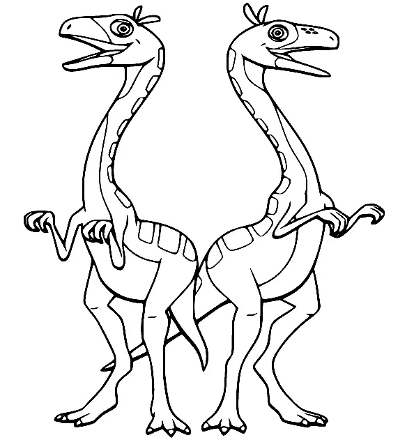 Dinosaur Train Coloring Pages 40