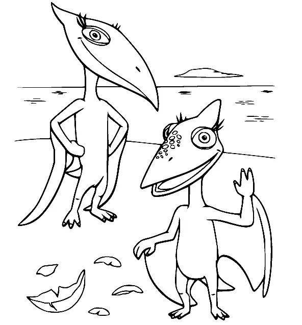 Dinosaur Train Coloring Pages 43