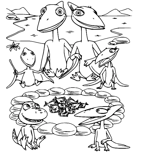 Dinosaur Train Coloring Pages 56