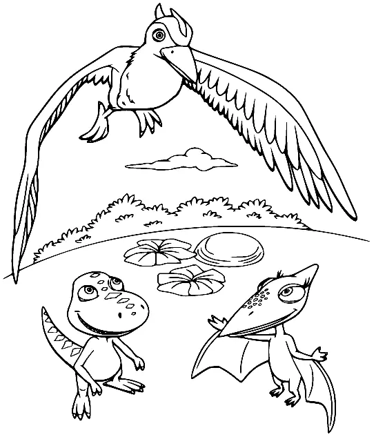 Dinosaur Train Coloring Pages 62