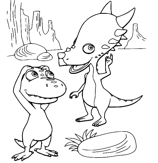 Dinosaur Train Coloring Pages 64