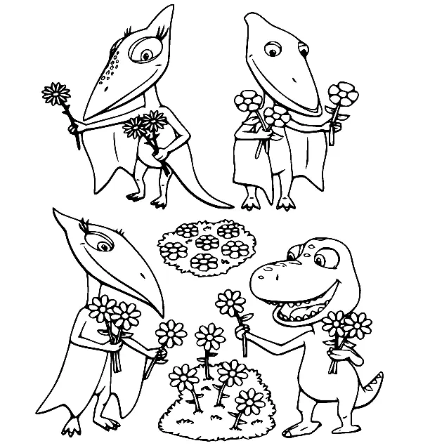 Dinosaur Train Coloring Pages 67