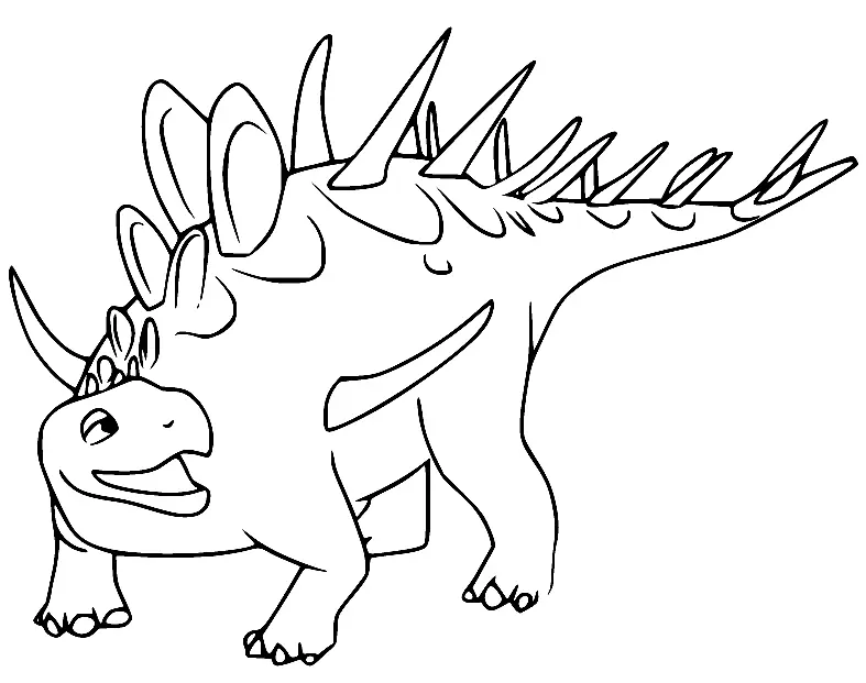 Dinosaur Train Coloring Pages 7